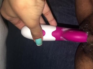 masturbation, ebony, female orgasm, toys