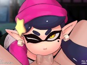 Preview 2 of Callie Facefuck - Splatoon Hentai