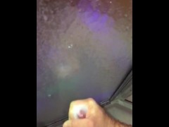 Masterbation in the shower POV jerkin off led to him eating his own CUM