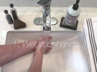 Ryan Creamer Geeft Een Perfect Normale Hand Wassen Tutorial A+
