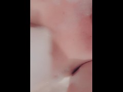 BBW plays with soapy tits in bath - Screenshot 4 of 16 - Big Natural Tits