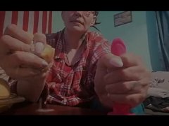 6'7 1/2 Amazon Olga Squeezes Dildo, Crushes Apple