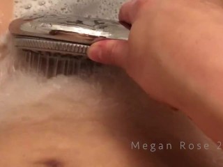 Lesbian Faucet Masturbation in Bathtube