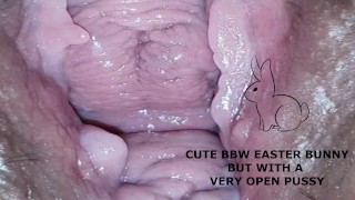 Adorable Plump Easter Bunny With An Exposed Pussy