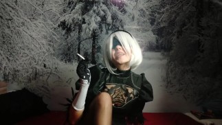 NieR automata: сексуальное курение