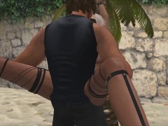 Pantyhose Bondage: Tied to a Tree - Screenshot 16 of 16 - Bdsm