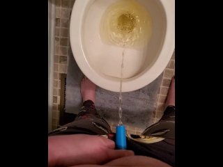 pissing, bbw, solo female, standing pee