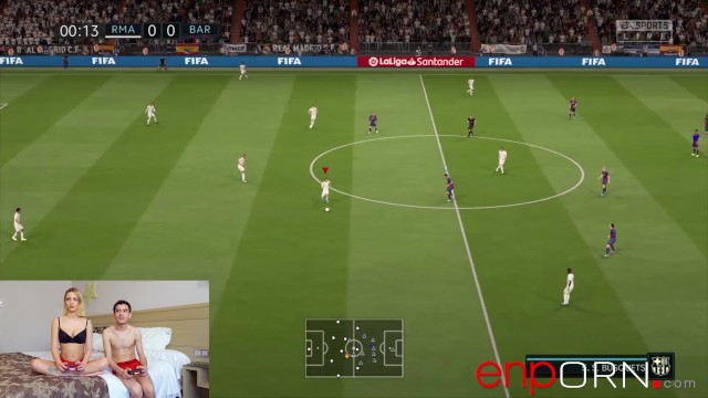 Youtube Gameplay FIFA 2020 Ends in Porn. Youtuber Jordi ENP Fucks Teen Lya.