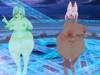 [VRCHAT MMD]Ultra Thicc 女孩随着 K-Pop 跳舞
