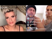Seth Gamble & Kenzie Taylor go on Instagram Live with Naked News!
