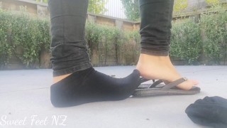 Black Socks and Flip Flops