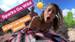 Trekking And Having Sex In Public Close To Las Vegas