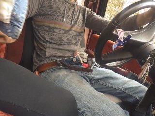 Backroads Blowjob_and Pussy Rub_in the Truck - FitCoupleLust