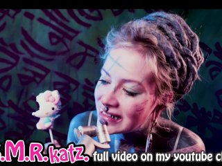 AMSR  licking sucking - More_on ASMR katz FREE Youtube - Check it