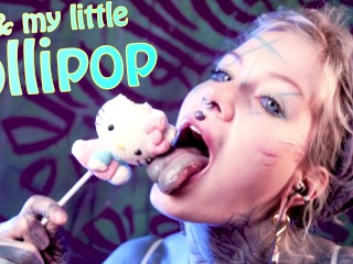 AMSR Lollipop Licking Sucking - more on ASMR Katz FREE Youtube - Check it