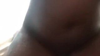 Ebony rides my dick in the shower!!! 