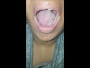 Preview 5 of Long tongue and fresh spit for you