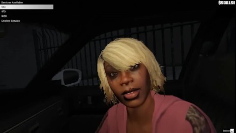 GTA PICKING UP HOOKERS IN THE HOOD