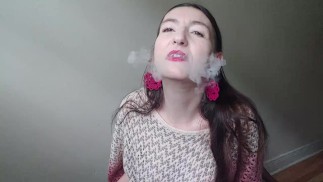 Inhale 24 smoking fetish by Gypsy Dolores