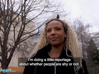 Public Agent Sexy Dutch Ebony Romy Indy POV Sex Video screenshot number 1