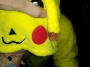 Preview 1 of Found a girl in a pikachu costume. Great fuck and blowjob. Cumshot twice