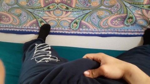 POV Solo time,Tell me what you want! Through pants, with dirty talk!