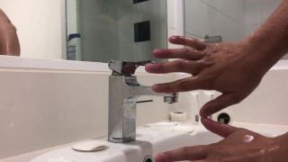 Educational hand washing