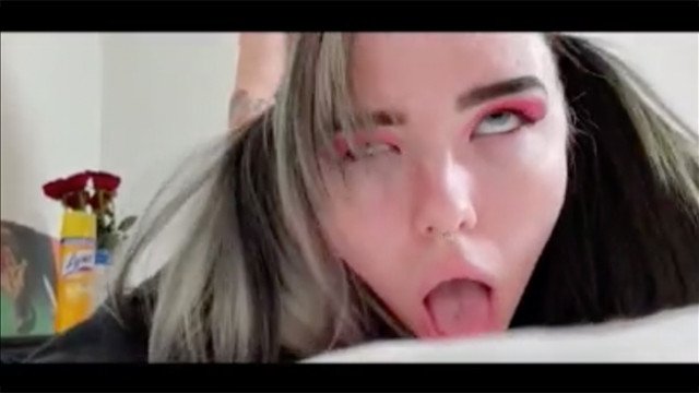 Daddy Fucks Me into a Dumb Little Whore ♡ Ahegao Face Fucking - Smoking while Fucked