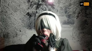 NieR Automata: интенсивный минет