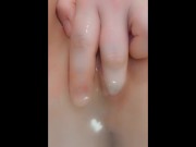 Preview 4 of snapchat sexting horny college slut while she masturbates in the bath