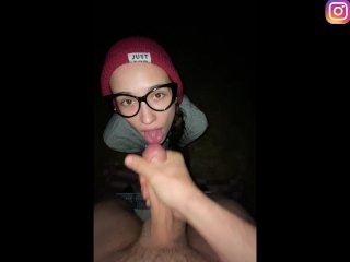 We got lost in the woods and dude fucks my warm mouth - MaryVincXXX