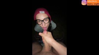 We Got Lost In The Woods And This Dude Fucks My Warm Mouth Maryvincxxx