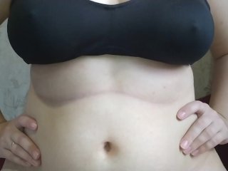 big tits, amateur, cum inside pussy, chubby