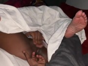 Preview 6 of No toys needed just finger my ass daddy watch my toes curl