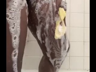 Squirting in shower with company #SCRUBHUB