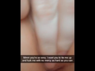 Hot Slut Step Sister Gets Lonely DuringQuarantine and Snapchat Sexts Me
