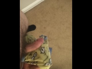 Cumming into my Stepbrothers Underwear