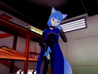 (3D Hentai)(Star_Fox) Krystal Masturbation