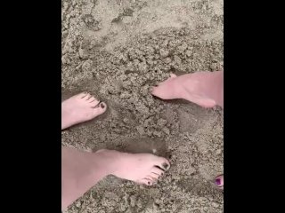 feet, lesbian, exclusive, vertical video