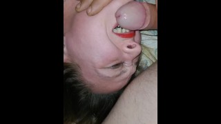 Pretty girl getting face fucked 