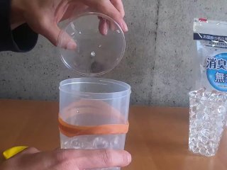 簡単オナホールを自作　消臭ビーズ