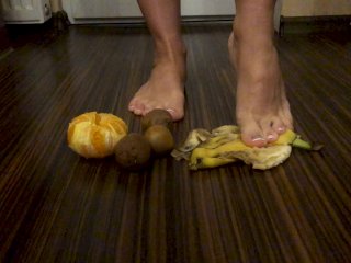 My first food crush. Rate my foot and food fetish