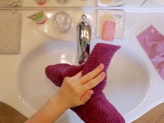 Nurse washes_Hands after Hospital against Coronavirus #Scrubhub