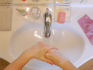 Nurse Washes Hands After Hospital Against Coronavirus#Scrubhub