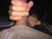 Preview 4 of Risky sex on the stairwell and cumshot in panties