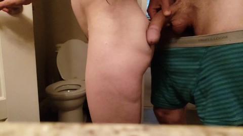 Slapping My ASS With His Cock in Slow Motion