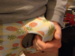 Daddy creams his underwear [4k]