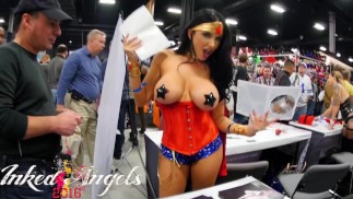 Romi Rain with Inked Angels at Exxxotica NJ 2016