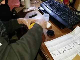 Molding my_fat cock, an turning it into a dildo!Btm