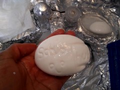 Bi Teen Dry Masterpieces #ScrubHub to Soap Bar! Sculpt Time lapse / Rinsing